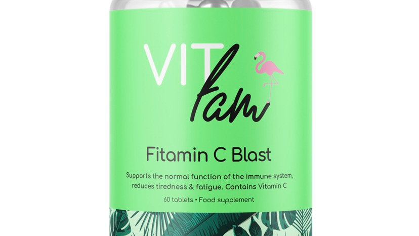 Vitfam Fitamin C Blast (1000mg slow releasing Vitamin C) 60 capsules