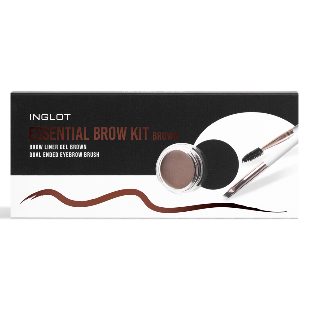 INGLOT Essential Brow Kit | Brown